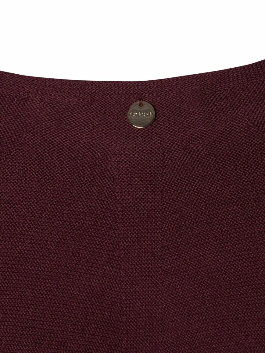 Rich & Royal Pullover & Strickjacken*Damen Pullover bordeaux uni