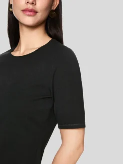 Marc Cain Sweatshirts & Sweatjacken*Damen Pullover schwarz uni