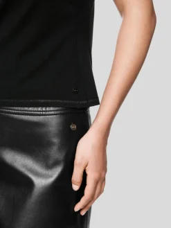 Marc Cain Sweatshirts & Sweatjacken*Damen Pullover schwarz uni