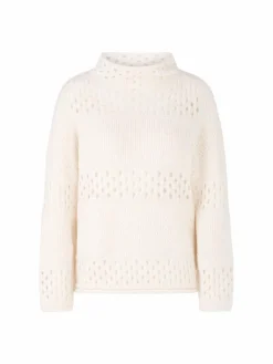 Marc Cain Pullover & Strickjacken*Damen Pullover weiß strukturiert