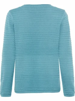 Olsen Pullover & Strickjacken*Damen Pullover blau uni