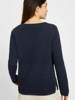 Olsen Pullover & Strickjacken*Damen Pullover blau uni