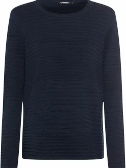 Olsen Pullover & Strickjacken*Damen Pullover blau uni