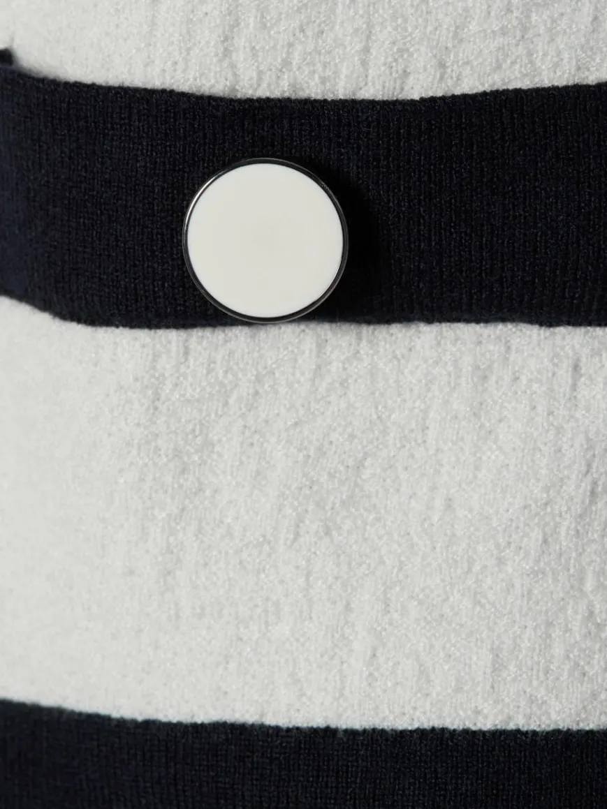 Betty & Co Pullover & Strickjacken*Damen Pullover weiß marine uni