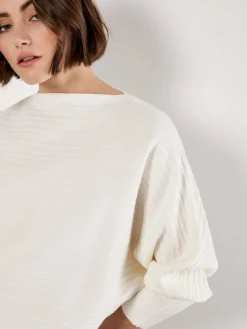 Apricot Pullover & Strickjacken*Damen Pullover weiß uni