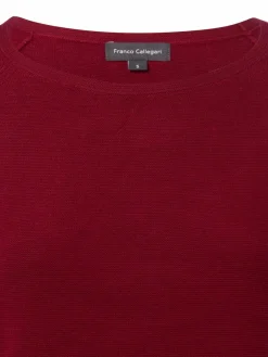 Franco Callegari Pullover & Strickjacken*Damen Pullover bordeaux uni