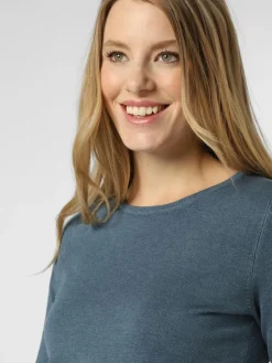 Marie Lund Pullover & Strickjacken*Damen Pullover petrol uni