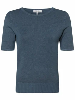 Marie Lund Pullover & Strickjacken*Damen Pullover petrol uni