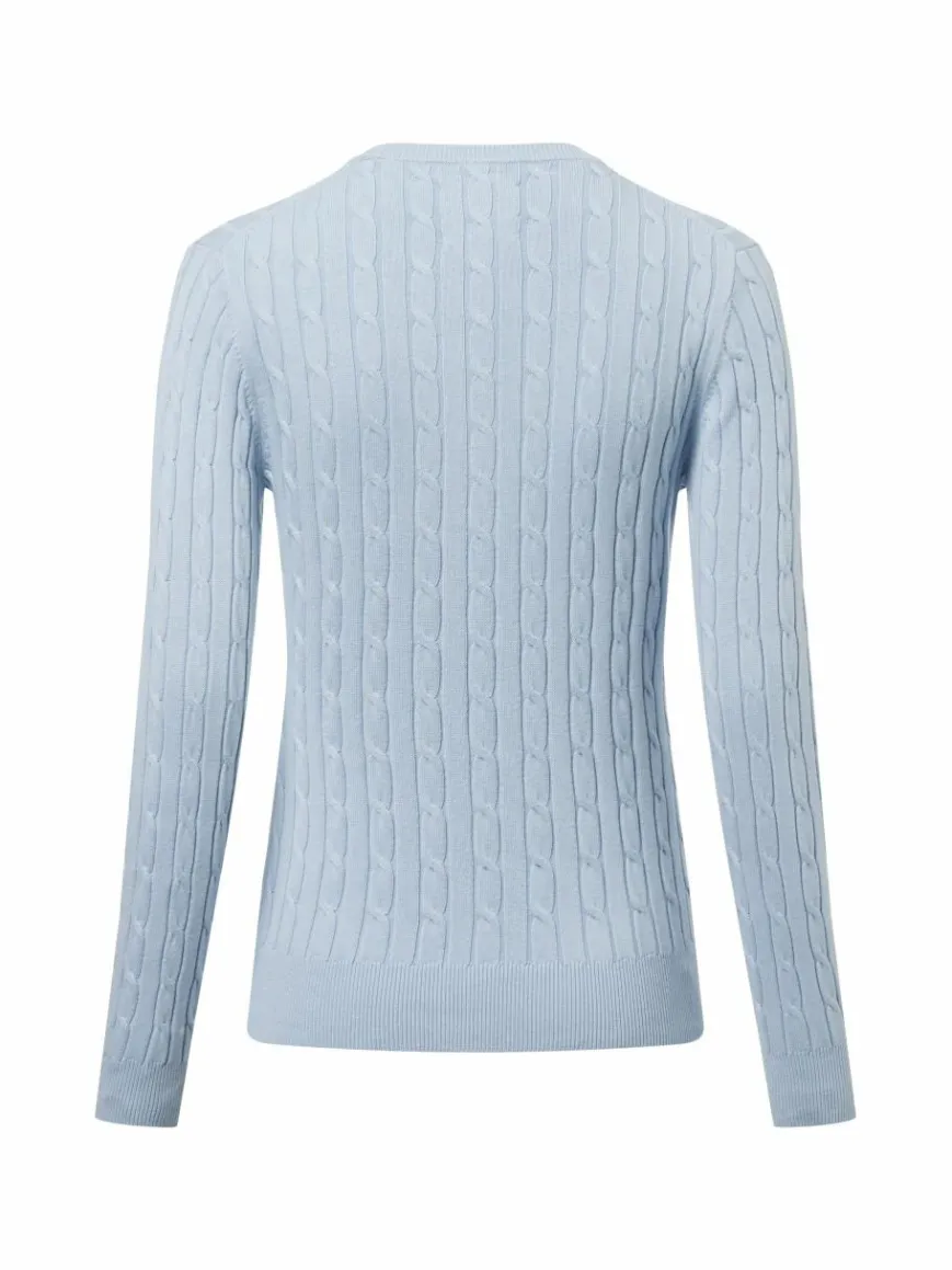 Gant Pullover & Strickjacken*Damen Pullover hellblau uni
