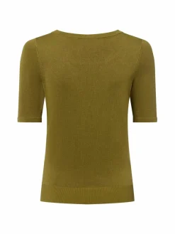 Marie Lund Pullover & Strickjacken*Damen Pullover khaki uni