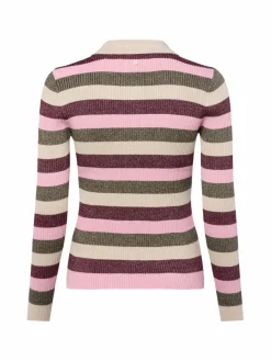 Nümph Pullover & Strickjacken*Damen Pullover - Numoras rosa beige gestreift
