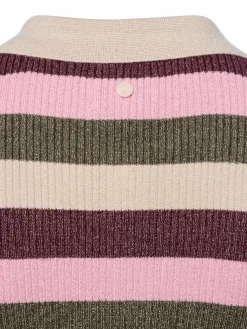 Nümph Pullover & Strickjacken*Damen Pullover - Numoras rosa beige gestreift