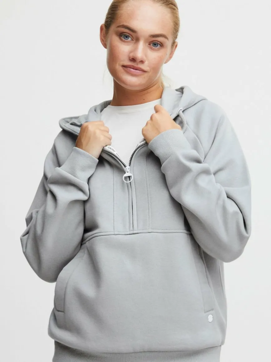 OXMO Sweatshirts & Sweatjacken*Damen Pullover - OXANDREA grau uni