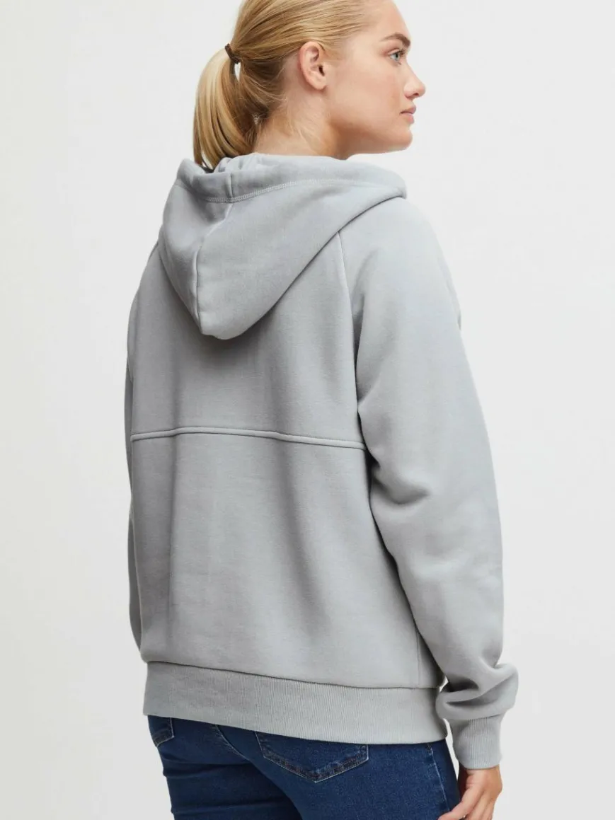 OXMO Sweatshirts & Sweatjacken*Damen Pullover - OXANDREA grau uni