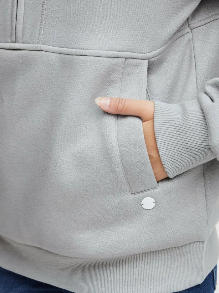 OXMO Sweatshirts & Sweatjacken*Damen Pullover - OXANDREA grau uni