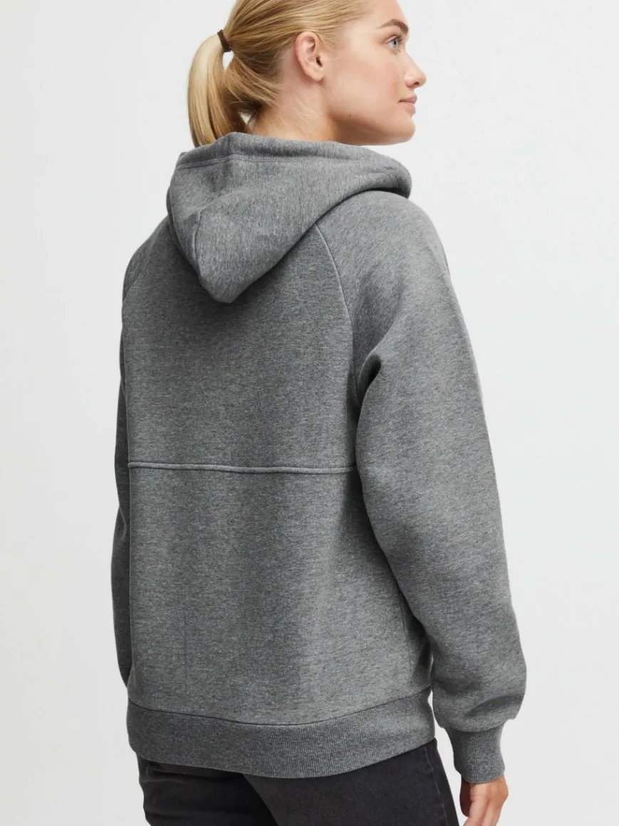OXMO Sweatshirts & Sweatjacken*Damen Pullover - OXANDREA grau uni