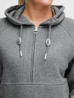 OXMO Sweatshirts & Sweatjacken*Damen Pullover - OXANDREA grau uni