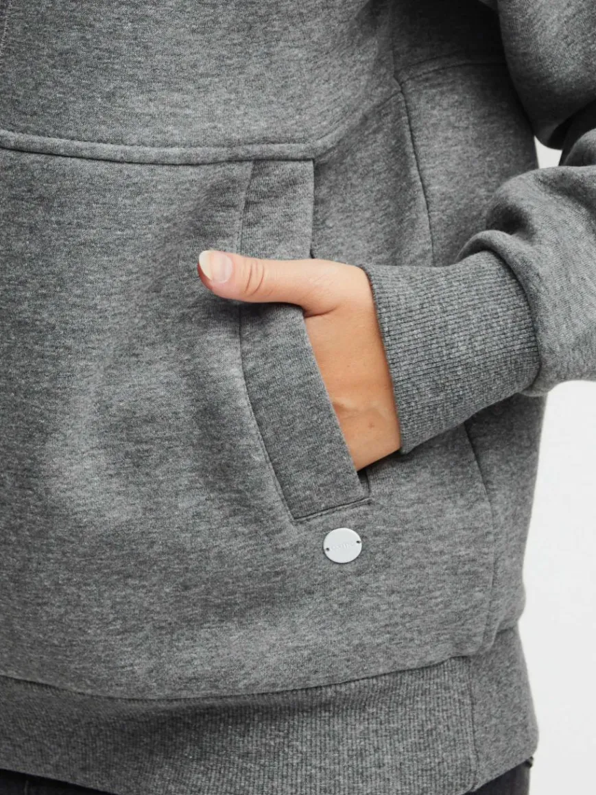 OXMO Sweatshirts & Sweatjacken*Damen Pullover - OXANDREA grau uni