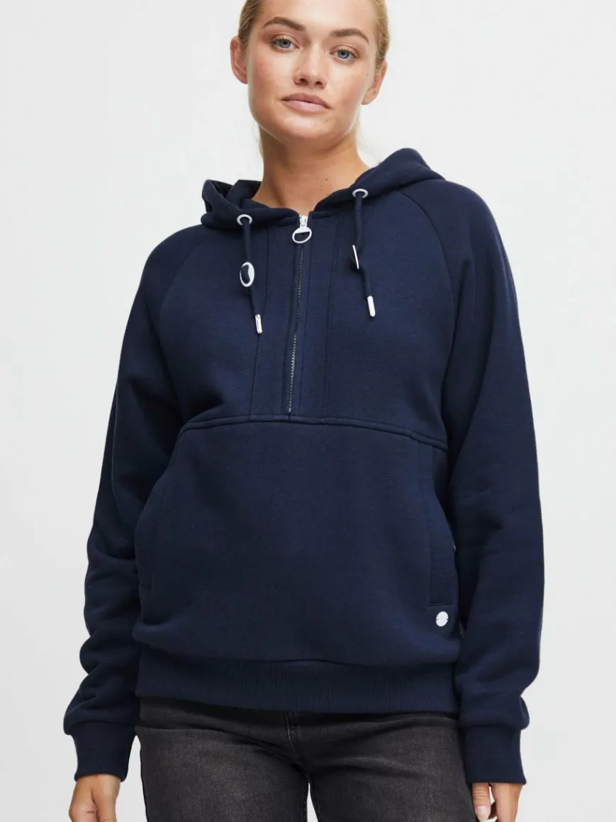 OXMO Sweatshirts & Sweatjacken*Damen Pullover - OXANDREA blau uni