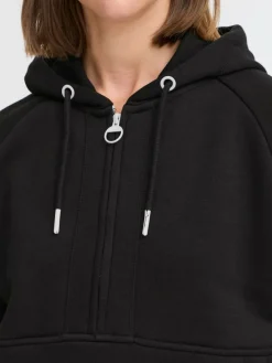 OXMO Sweatshirts & Sweatjacken*Damen Pullover - OXANDREA schwarz uni