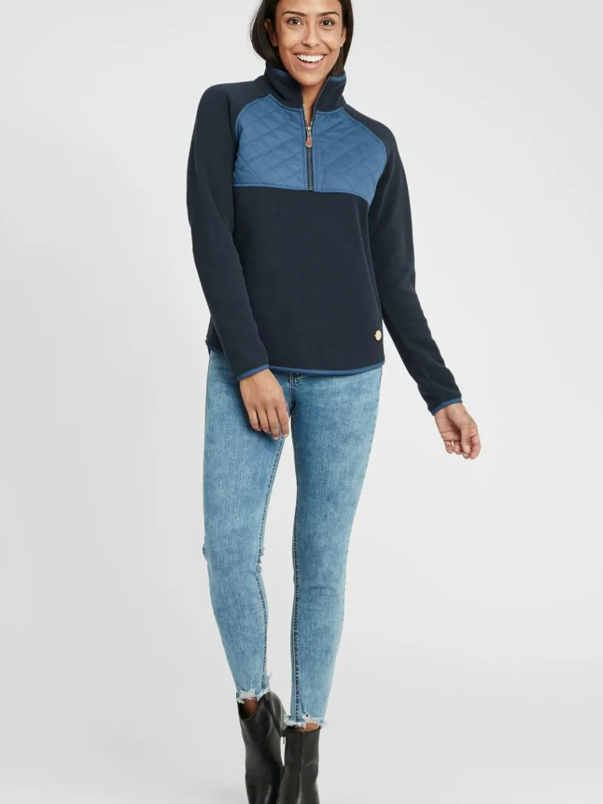 OXMO Sweatshirts & Sweatjacken*Damen Pullover - OXMalita blau uni