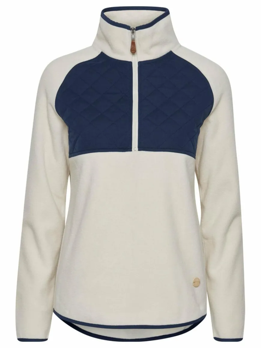 OXMO Sweatshirts & Sweatjacken*Damen Pullover - OXMalita beige uni