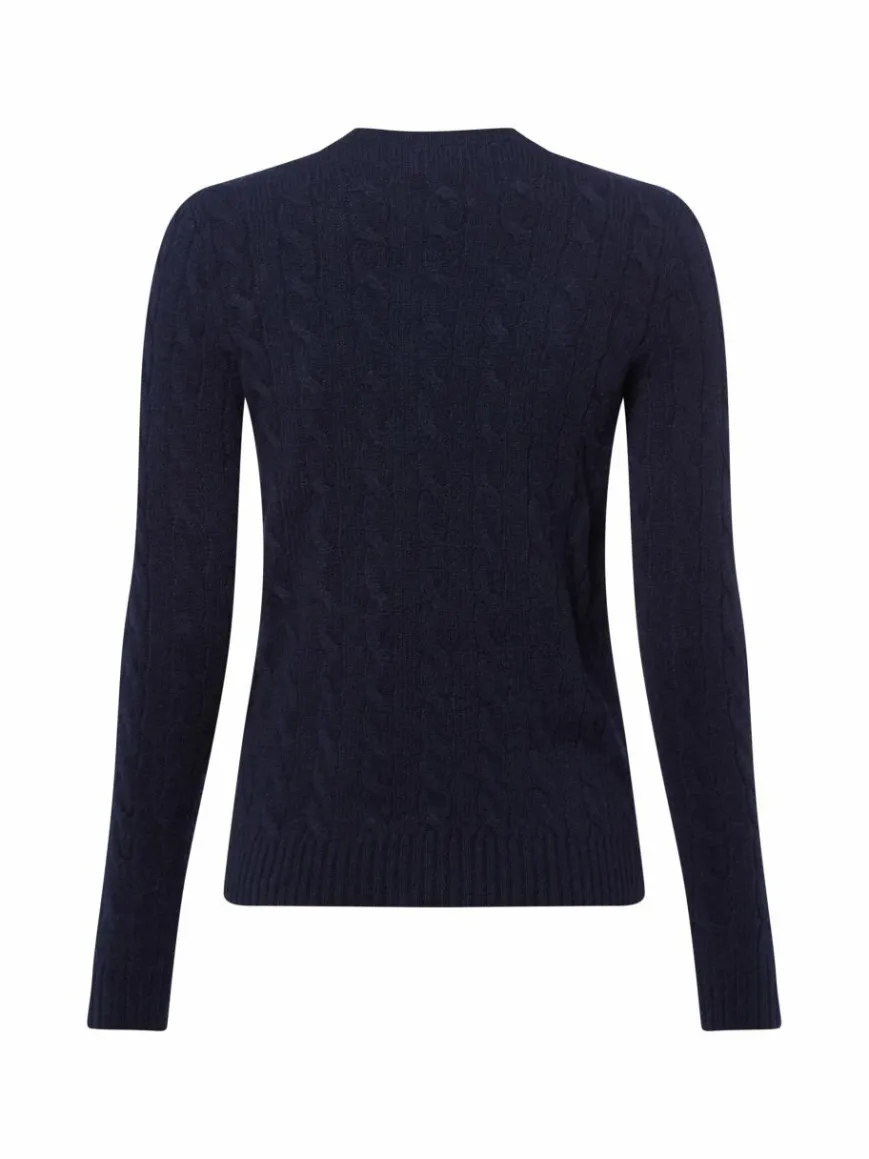 Polo Ralph Lauren Pullover & Strickjacken*Damen Pullover mit Cashmere-Anteil hellblau uni