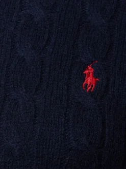 Polo Ralph Lauren Pullover & Strickjacken*Damen Pullover mit Cashmere-Anteil hellblau uni