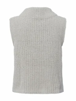 Monari Pullover & Strickjacken*Damen Pullunder kitt uni