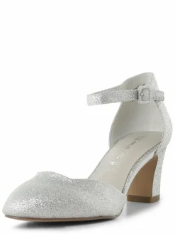 Tamaris Pumps*Damen Pumps silber uni