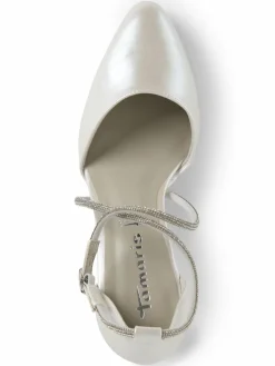 Tamaris Pumps*Damen Pumps silber uni