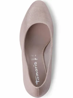 Tamaris Pumps*Damen Pumps nude silber uni