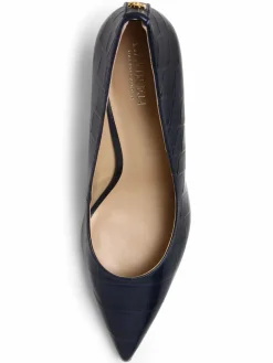 Lauren Ralph Lauren Pumps*Damen Pumps aus Leder marine uni