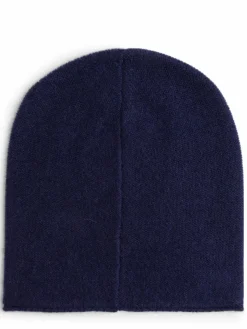 Marie Lund Mützen & Hüte*Damen Pure Cashmere Mütze marine uni