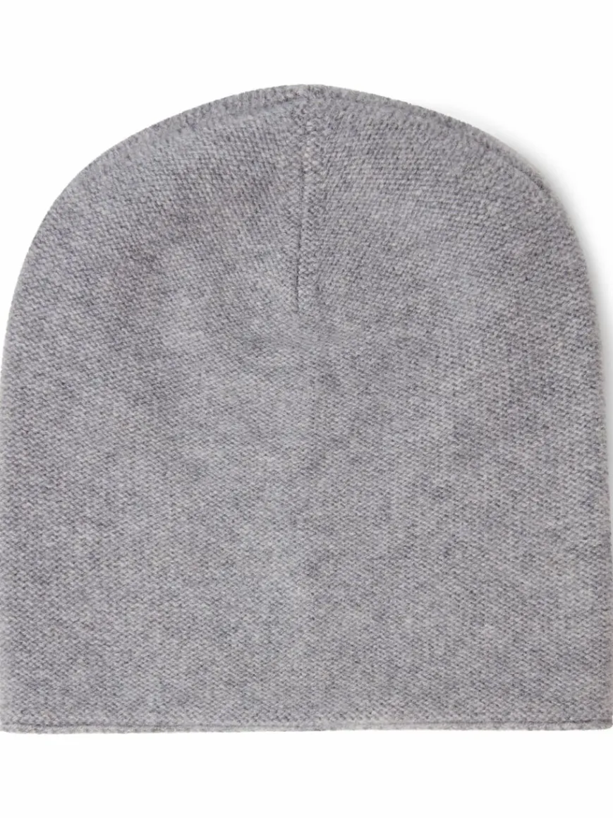 Marie Lund Mützen & Hüte*Damen Pure Cashmere Mütze grau meliert