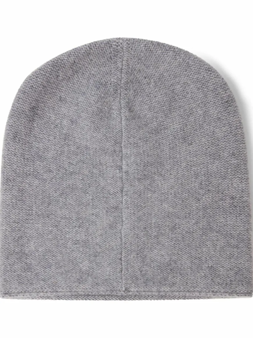 Marie Lund Mützen & Hüte*Damen Pure Cashmere Mütze grau meliert