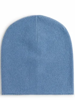 Marie Lund Mützen & Hüte*Damen Pure Cashmere Mütze blau uni