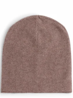 Marie Lund Mützen & Hüte*Damen Pure Cashmere Mütze taupe uni
