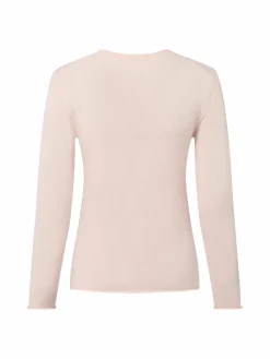 Marie Lund Pullover & Strickjacken*Damen Pure Cashmere Pullover rosa uni