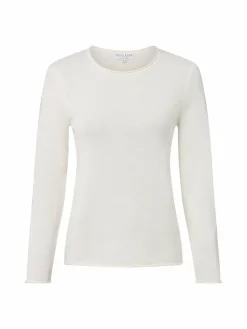 Marie Lund Pullover & Strickjacken*Damen Pure Cashmere Pullover ecru uni