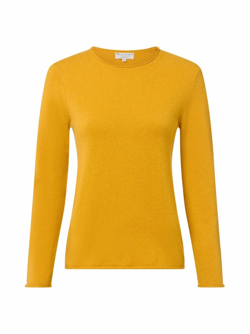 Marie Lund Pullover & Strickjacken*Damen Pure Cashmere Pullover mais uni