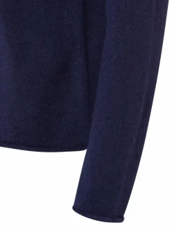 Marie Lund Pullover & Strickjacken*Damen Pure Cashmere Pullover marine uni