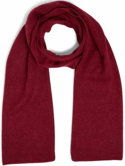 Marie Lund Schals & Tücher*Damen Pure Cashmere Schal bordeaux meliert