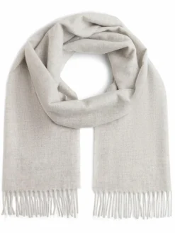 Marie Lund Schals & Tücher*Damen Pure Cashmere Schal hellgrau uni