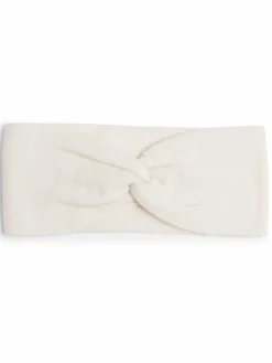 Marie Lund Mützen & Hüte*Damen Pure Cashmere Stirnband ecru uni