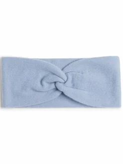 Marie Lund Mützen & Hüte*Damen Pure Cashmere Stirnband hellblau uni