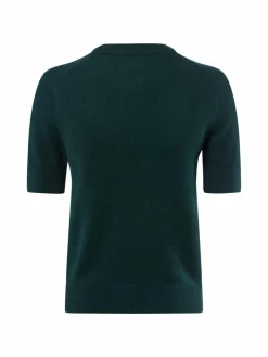 Franco Callegari Pullover & Strickjacken|Shirts & Tops*Damen Pure Cashmere Strickshirt tanne uni