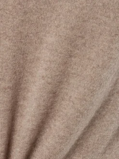 Franco Callegari Pullover & Strickjacken|Shirts & Tops*Damen Pure Cashmere Strickshirt kitt schlamm meliert