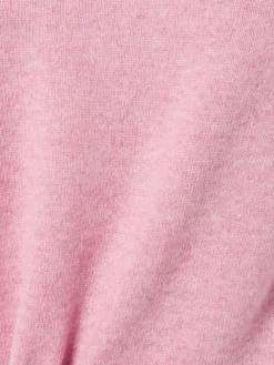 Franco Callegari Pullover & Strickjacken|Shirts & Tops*Damen Pure Cashmere Strickshirt himbeer rosa meliert