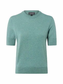 Franco Callegari Pullover & Strickjacken|Shirts & Tops*Damen Pure Cashmere Strickshirt smaragd mint meliert